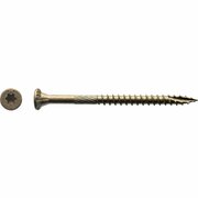 BIG TIMBER #9 x 2-1/2 In. Bronze Flat Head Wood Screw, 465PK 5BTX9212